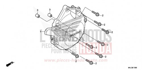 COUVERCLE DE GENERATEUR C.A. CB1000RAJ de 2018